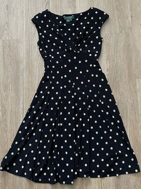 Lauren Ralph Lauren Polka Dot Dress